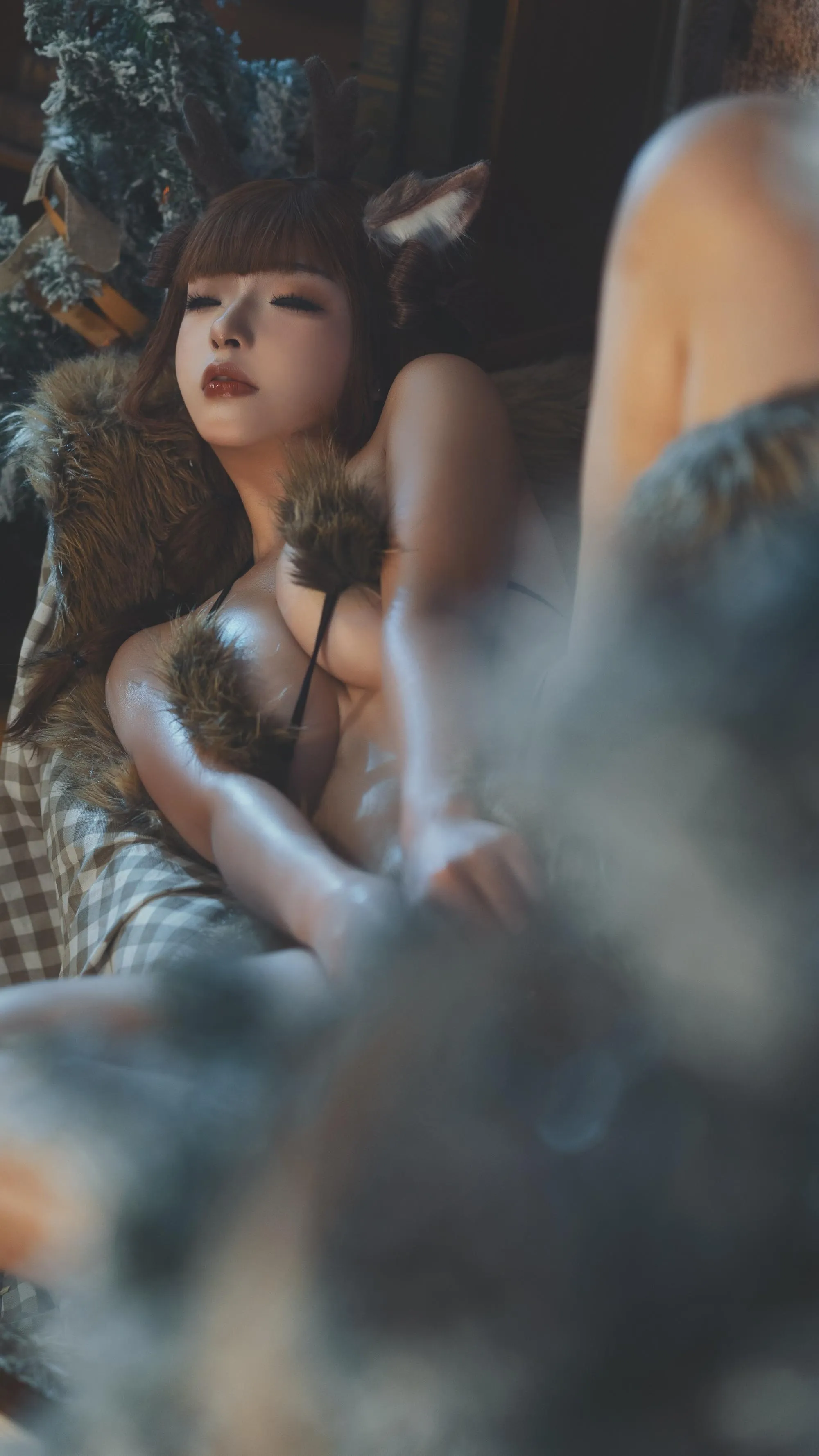 yuuhui玉汇 – NO.011 圣诞麋鹿兽耳 [110P]插图7